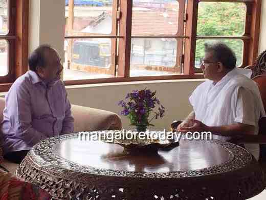 Former BJP minister Janardhan Reddy visit to Dharmasthala